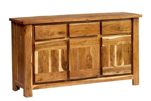 Image of Indian Hub Metro Three Door And Three Drawer Sideboard