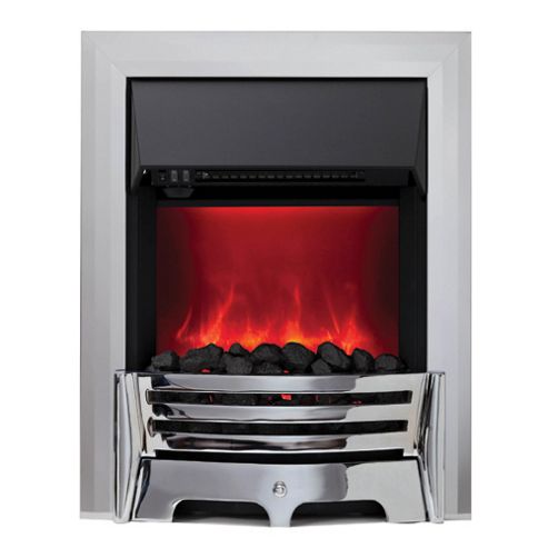 Image of Mayfair 2kw Inset Electric Fire - Chrome