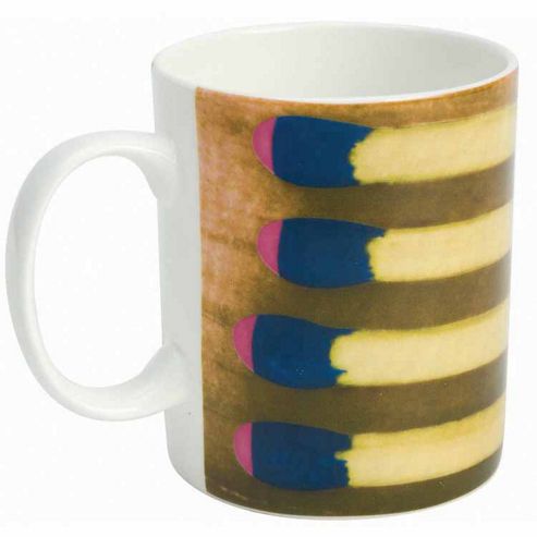 Image of Eames House Of Cards Bone China Single Mug, Matches