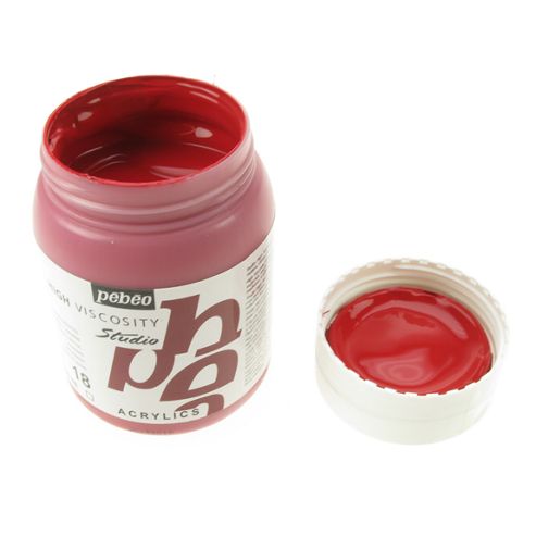 Image of Pebeo Studio Acrylic 500ml - Naphtol Carmine