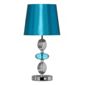 Premier Housewares Isabella Pebble Table Lamp - Teal