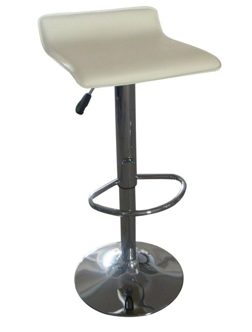 Image of Fli Covina Adjustable Bar Stool With Step (set Of 2) - Cream