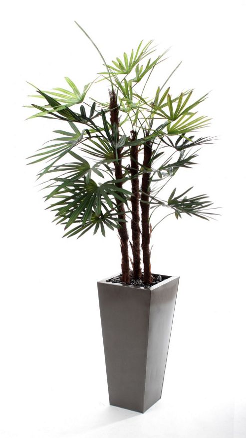 Image of Artificial 4ft 5" Lady Palm Tree