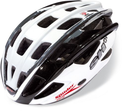 Image of Sh+ Spiider Fiery Helmet: White S/m