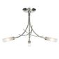 Endon Lighting Style Semi Flush Mount in Satin Chrome