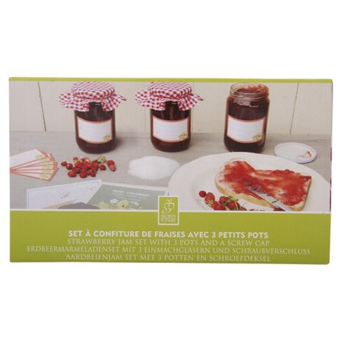 Image of Fallen Fruits Strawberry Jam Set (3 Pots & Covers)