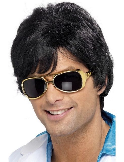 Image of Adult 70s Black Wig