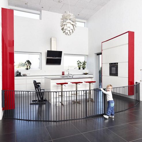 Image of Babydan Xxl Room Divider Black