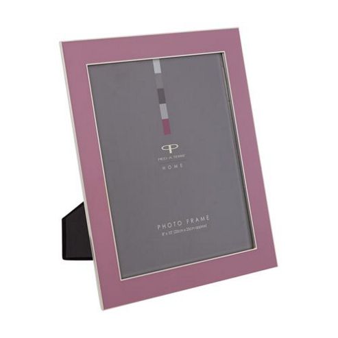 Image of Pied A Terre Purple Enamel Photo Frame 8x1
