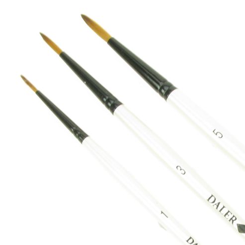 Image of Daler Simply All Purpose Brush Set - Red Wallet 13