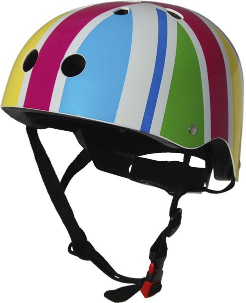 Image of Kiddimoto Helmet - Rainbow Union Jack - Small