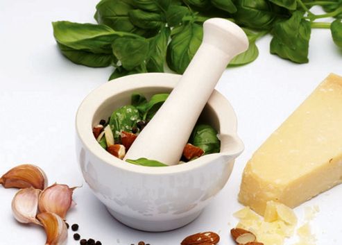 Image of Kitchen Craft Home Made Ceramic 10cm Mortar And Pestle