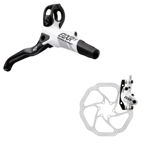 Image of Avid Elixir 5 - White - Front - 180mm - Hs1 Rotor (is And Post Mount)