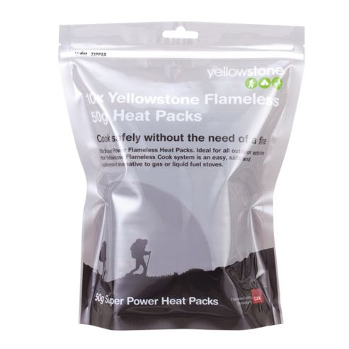 Image of Yellowstone Flameless 50g Super Power Heat Packs - 10 Pack