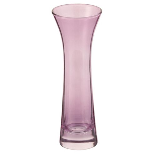 Image of Tesco Cylinder Flared Bud Vase, Pink