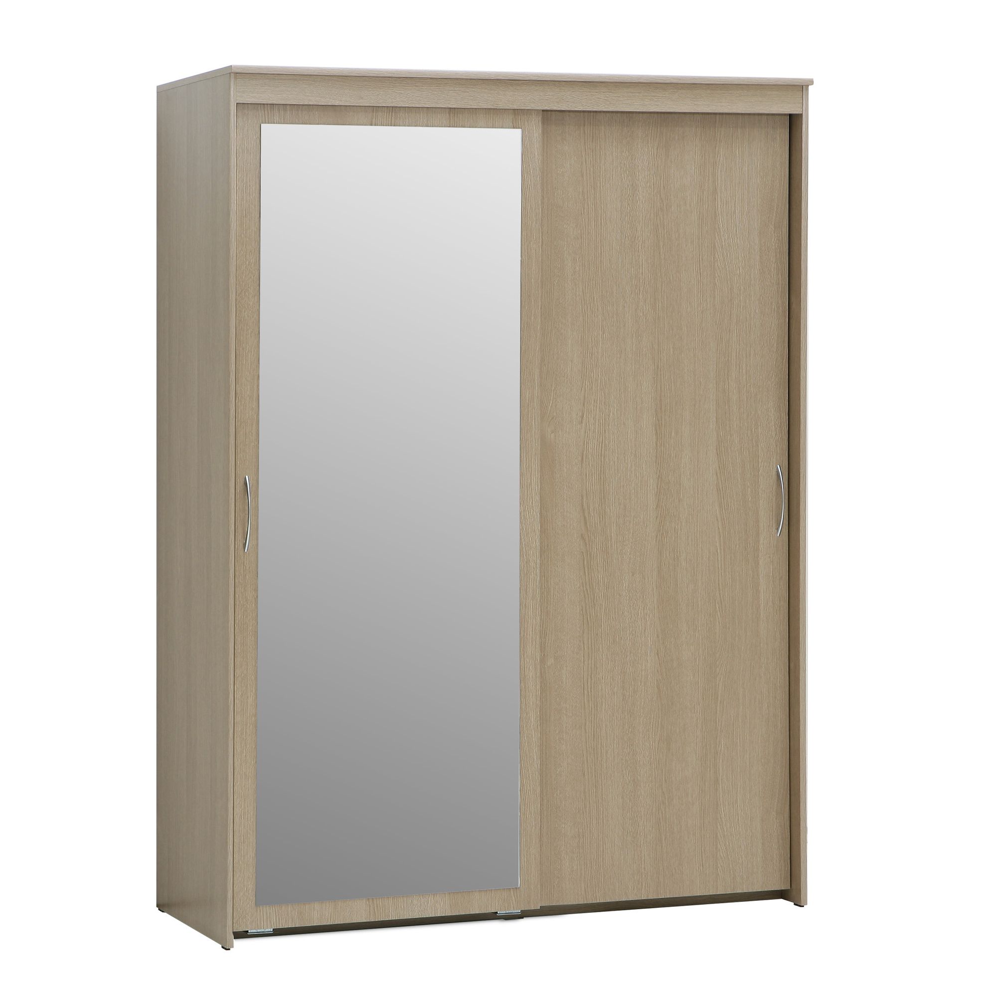 Ideal Furniture Onyx Sliding Wardrobe in Yorkshire Oak at Tesco Direct