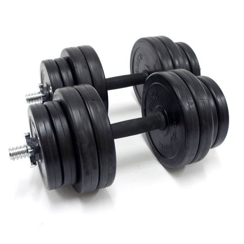 Image of Bodymax Deluxe 35kg Rubber Dumbbell Kit