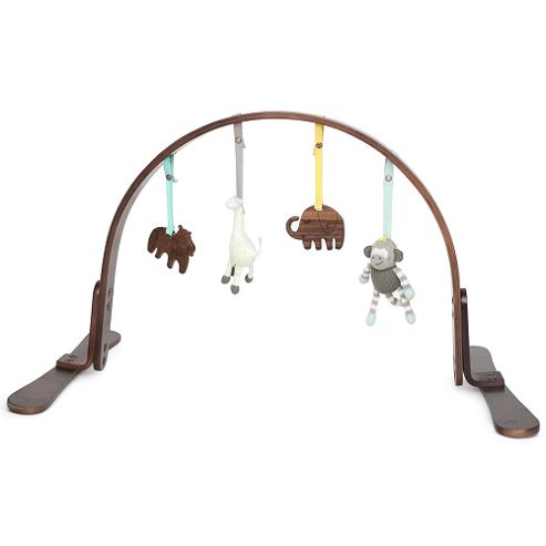 Image of Finn + Emma Dark Wood Play Gym - Jungle