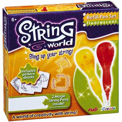 Image of String World Refill Pen Set Fluorescent