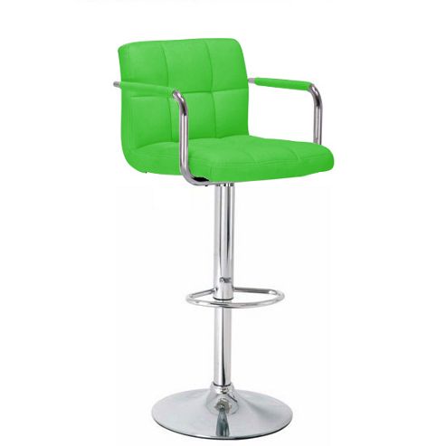 Image of Havana Green Faux Leather Bar Stool
