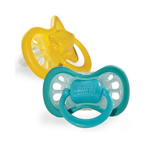 Image of Bornfree Cool Flow Pacifier Stage 1 (0-6 Months) 2-pack