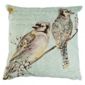F&F Home Watercolour Birds Cushion Jade