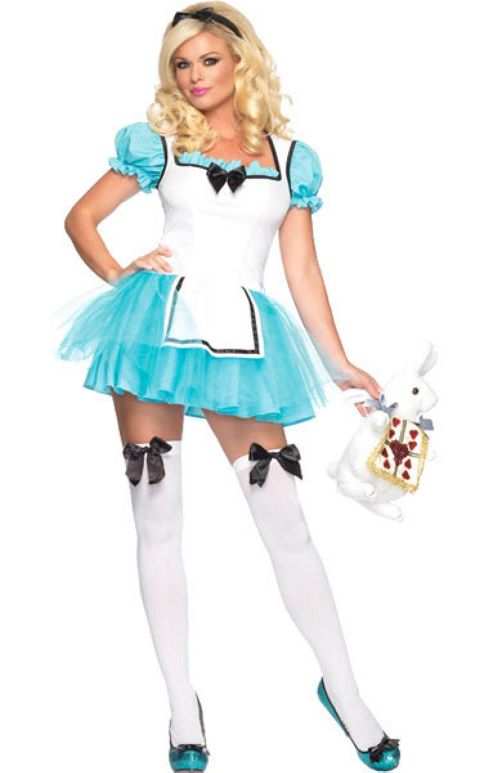Image of Enchanted Alice - Adult Costume Size: 6-8