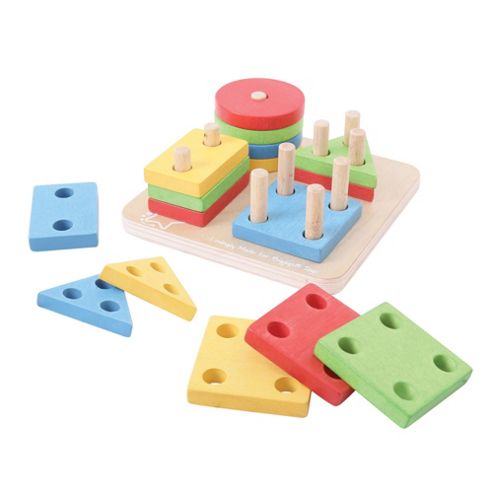 Image of Bigjigs Toys First Four Shape Sorter