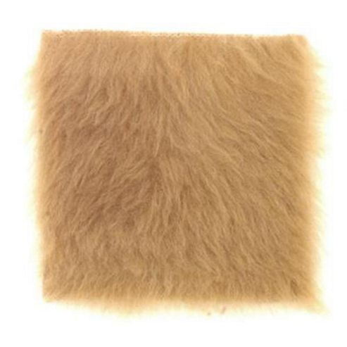 Image of Fur Fabric Shiny Fawn
