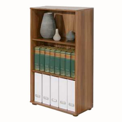 Image of 3 Tier Storage Display Shelves - Walnut