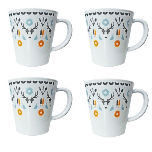 Image of Whitbourne Melamine Mug (pack Of 4)