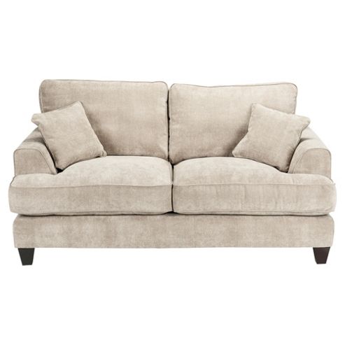 Image of Hampton Small 2 Seater Fabric Sofa, Biscuit