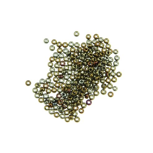 Image of Czech Seed Bead 10/0 Op Iris Brown