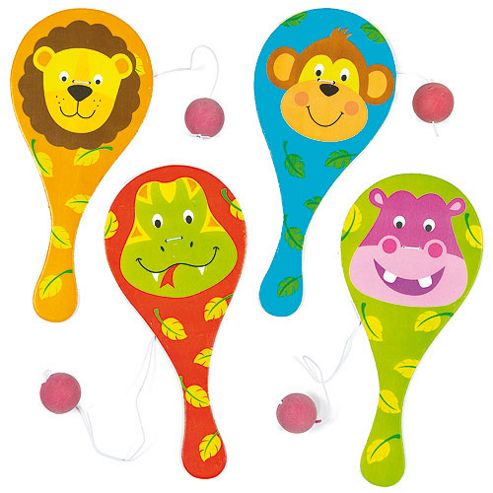 Image of Jungle Chum Wooden Biff Bats (pack Of 4)