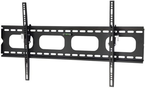Image of Black Universal Slim Tilting Wall Mount For Up To 70 Inch Tvs