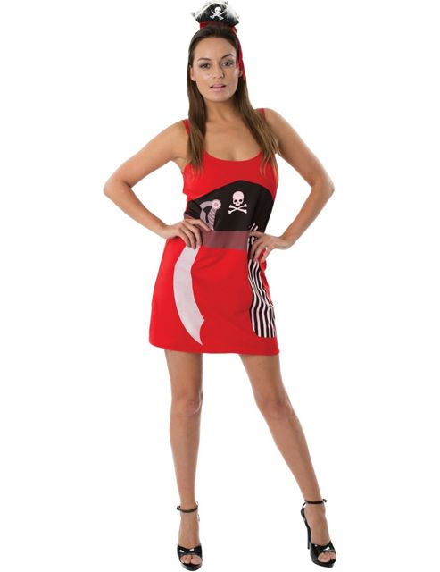 Image of Women's Pirate Fancy Dress Costume Extra Large
