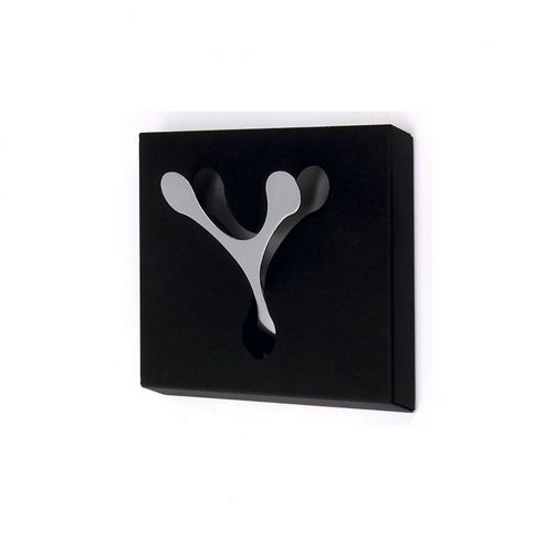 Image of Hispanohogar Wall Coat Rack - Black