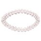 Clear Glass Bead Stretch Bracelet