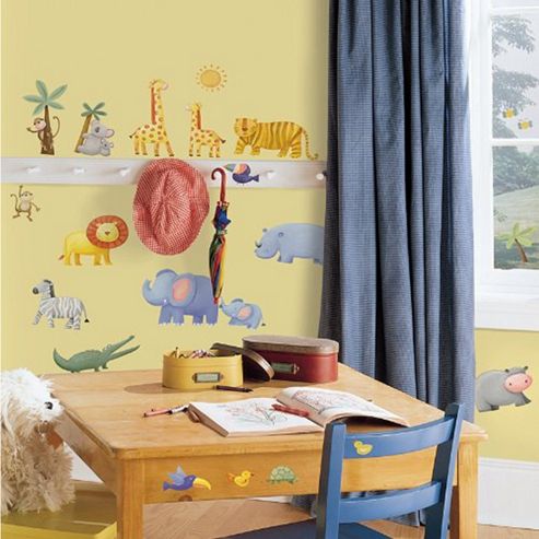 Image of Jungle Adventure Bedroom Wall Stickers