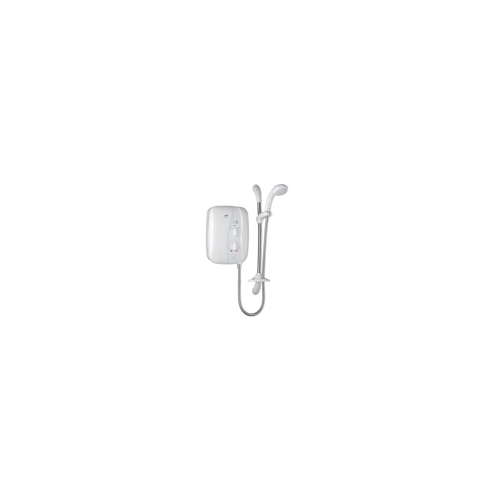 Mira Elite ST 9.8 kW Electric Shower with Sensi-Flo, White/Chrome at Tesco Direct