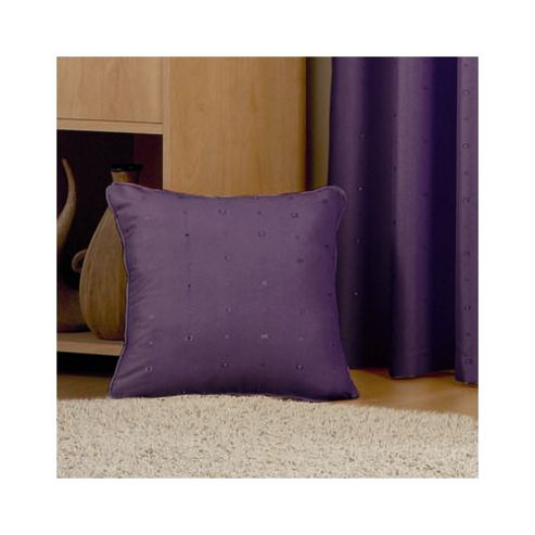 Image of Dreams N Drapes Curtina Hudson Single Cushion Cover In Heather