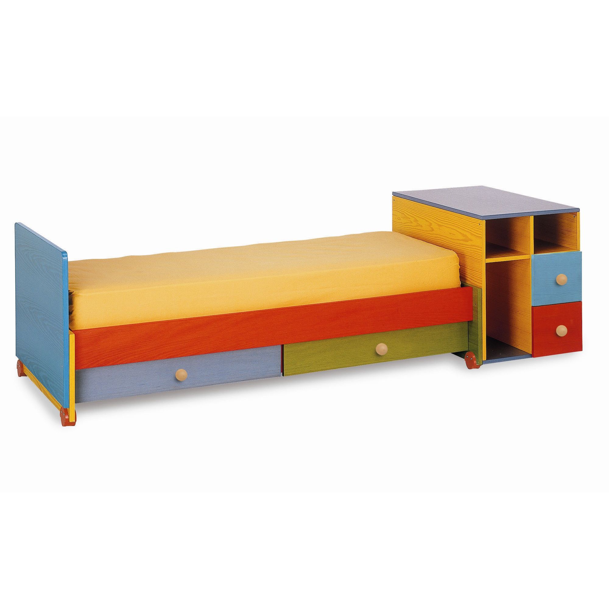 Foppapedretti Bambino Legno Pinocchio Cot / Junior Bed in Coriandoli at Tesco Direct