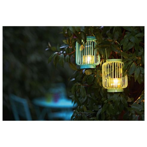 Image of Aqua Metal Outdoor Tealight Holder