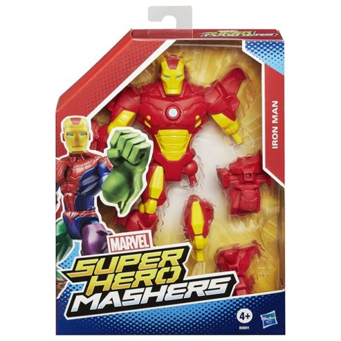 Image of Marvel Avengers Super Hero Mashers Iron Man Figure