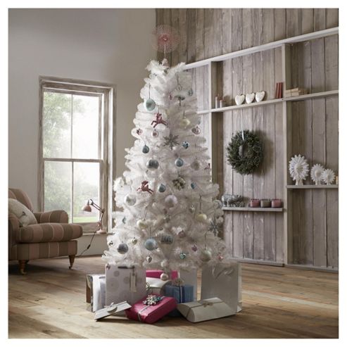 Buy Jasper White 6ft Christmas Tree, Tesco from our Christmas Trees ...