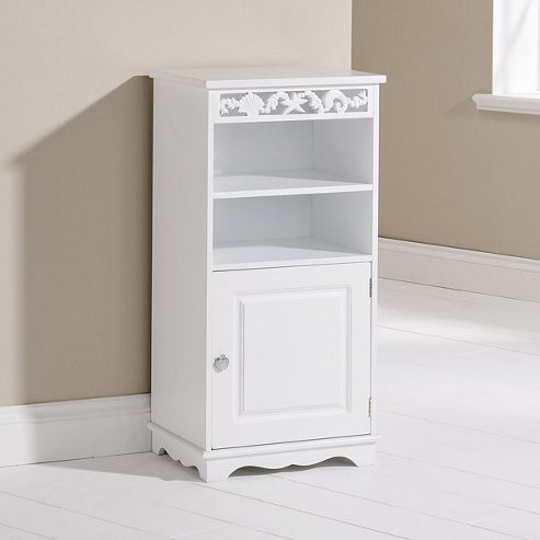 Image of Elements Corella Floor Cupboard In White