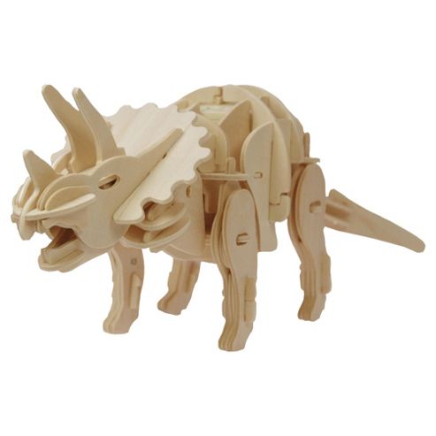 Image of Robotic Triceratops Wooden Craft Kit