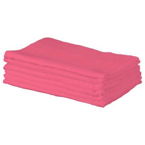 Image of Cuddles Collection Pack Of 6 Muslin Squares (fuschia)