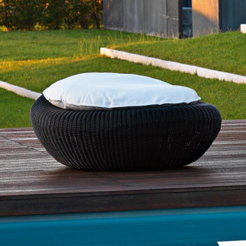 Image of Varaschin Varaschin Outdoor Rollover Relax Chair By Nigel Coates - Panama Azzurro