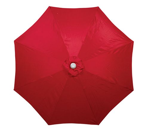 Image of Burgundy 3m Powdercoat Aluminium Crank And Tilt Parasol (38mm Pole, 8 Ribs)